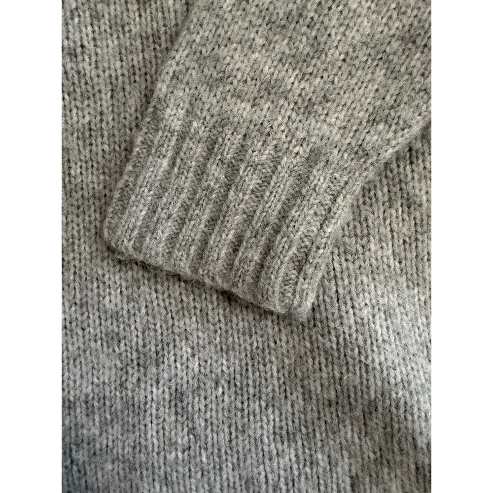 Jenni Kayne Baby Alpaca Everyday Sweater Womens Large Grey Oversized EUC - Picture 5 of 12